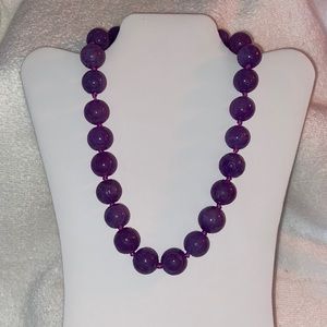 Jade beaded necklace